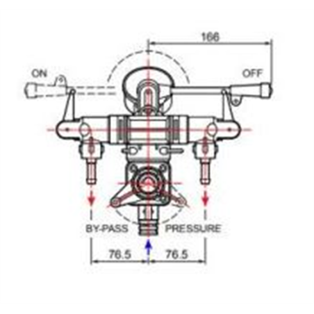 MANDO GCP 2 VIAS 30 BAR COMET SIRIUS 