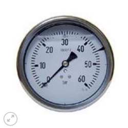 MANOMETRO GLIC INOX 100 mm POST-1/2 REF312 