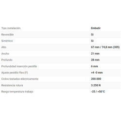 ABREPUERTA DORCAS 54 AbDF/MG 8-12V AC/DC  2