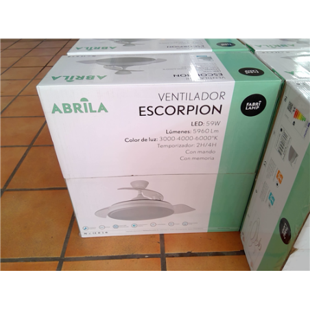 VENTILADOR ESCORPION 59W 24355 FABRILAMP 