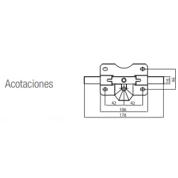 CERROJOS CAYS B-2 PINTADO BOMB90  2