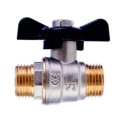 LLAVE ESFERA MARIPOSA RF-1089 1/2-1/2 M-H 