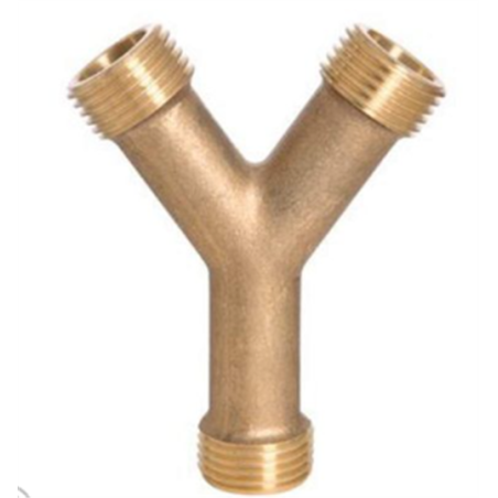 RACOR Y 3 VIAS 1/2 LATON REF 1077 