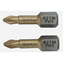 SET 10 PUNTAS PH1 25mm 1/4 62TIN/PH1 