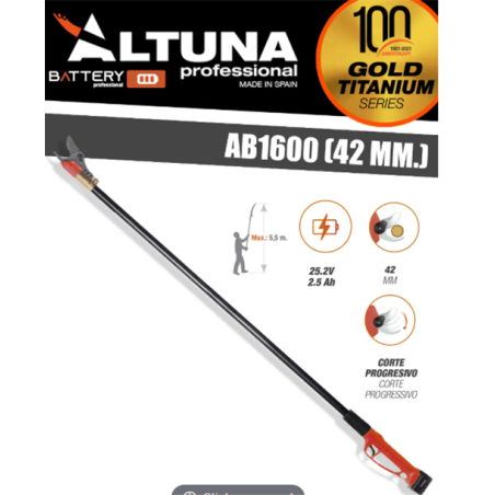 TIJERA PERTIGA A BATERIA ALTUNA AB1600 