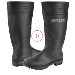BOTA BELL AGUA PVC NEGRA 72241B T-43 OB 