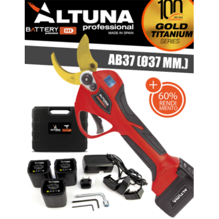 TIJERA ALTUNA BATERIA TITAN AB37 3 BATERIAS 