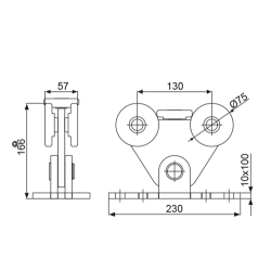CARRO AUTOPORTANTE U70 AXIAL SIMPLE 861  