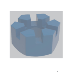 TUERCA ALMENADA DESMONTE G-506 M-50 