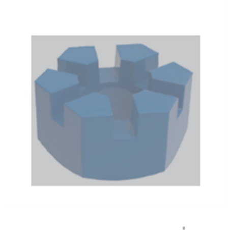 TUERCA ALMENADA DESMONTE G-506 M-50 