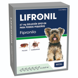NULO-ZOTAL LIFRONIL 67 mg PERROS 2-10 KG 