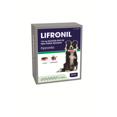 ZOTAL LIFRONIL 134 mg PERROS 10-20 KG 