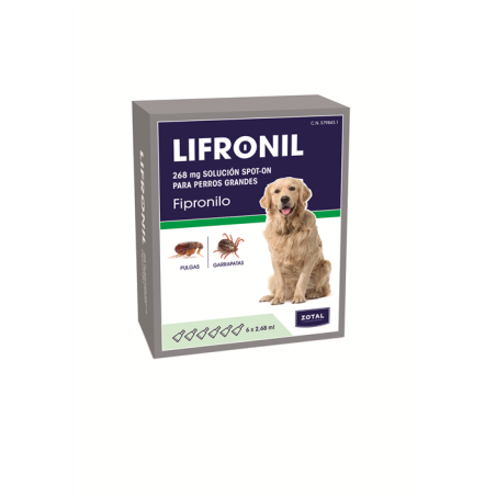 ZOTAL LIFRONIL  268 mg PERROS 20-40 KG 