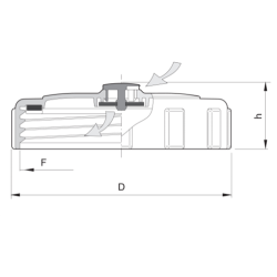 TAPA C/MEMBRANA RESP Y JUNTA RF-354230 
