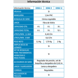 PULVERIZADMATABI KIMA- 6    83805  2