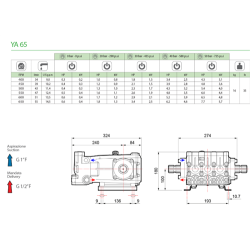 BOMBA PISTONES COMET YA 65 M-C REF61100011  2
