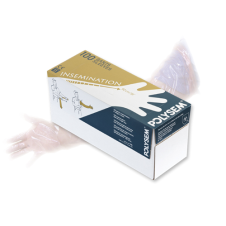 GUANTES  POLY C/100 INSEMINACION 92cm ref024199