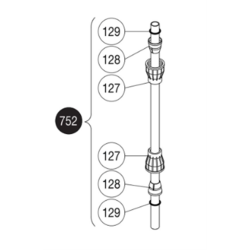 TUBO C/TUERCA 752  83845803 