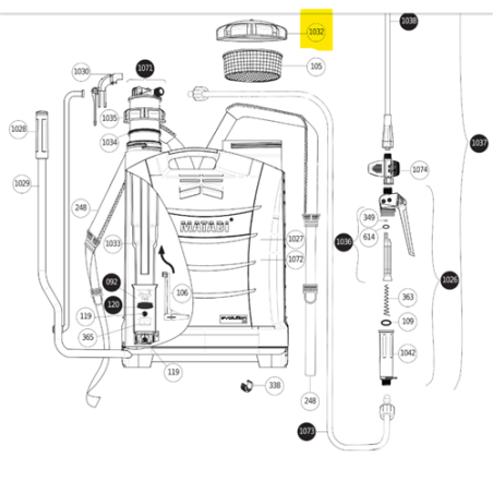 TAPA MATABI EVOLUTION RF-1032 