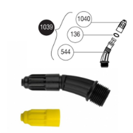 CODILLO C/BOQUILLA 1039  84941808 EVOLUT 