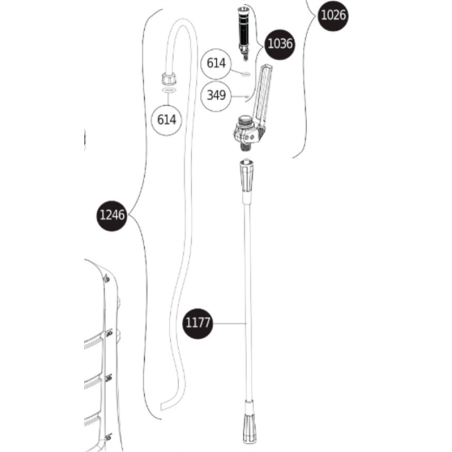 MANGUERA COMPLETA 1246  83045806 