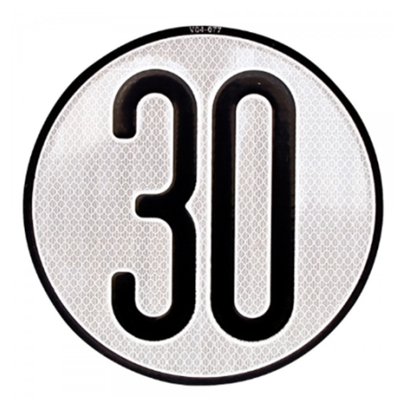 PLACA LIMITE VELOCIDAD 30 Km/h 064V430 