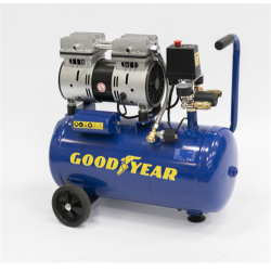 COMPRESOR GOODYEAR SILENCIOSO GY 251CF 24Lts 