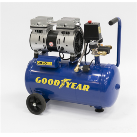 COMPRESOR GOODYEAR SILENCIOSO GY 251CF 24Lts 