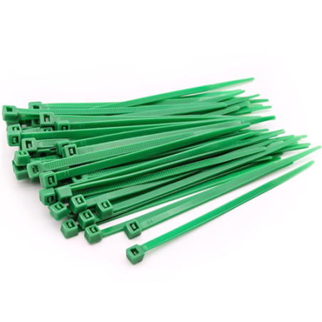 100 BRIDAS NY 66 200X36MM VERDE 22763 