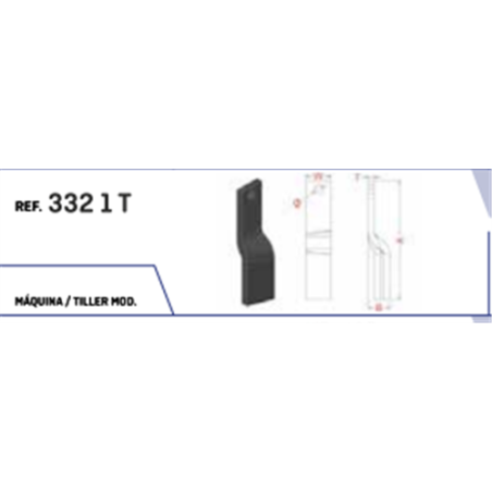 CUCHILLA AGRATOR 332 1T 50x12   D 