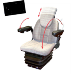 ASIENTO TRACTOR GRAN GRM 62 200 TELA 52020 