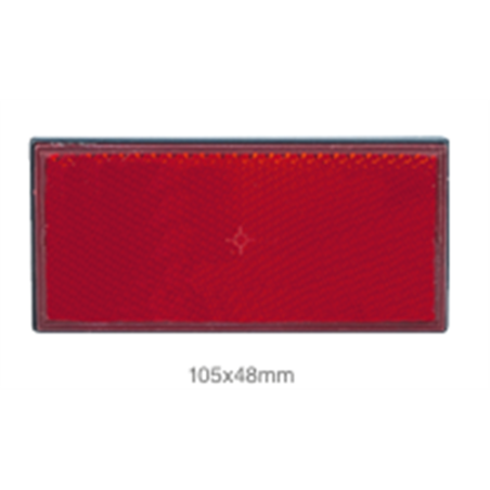 CATADIOPTRICOS C/105 ADHESIVO ROJO OCT56040 