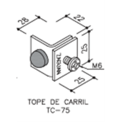 TOPES DE CARRIL TC-75  2