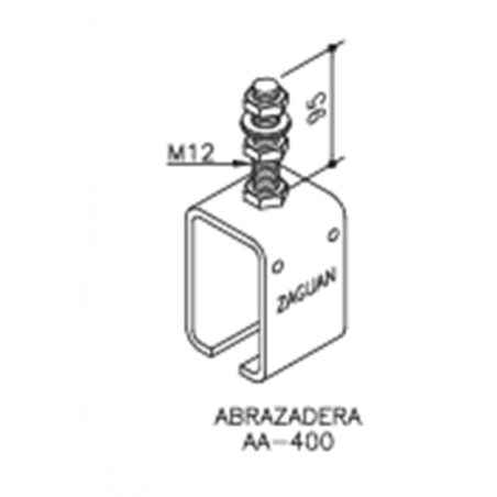 ABRAZADERA AJUSTABLE AA-400-L 