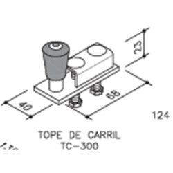 TOPES DE CARRIL TC-300  2