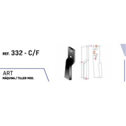 CUCHILLA AGRATOR 332-C/F 50x12 T-17   D 