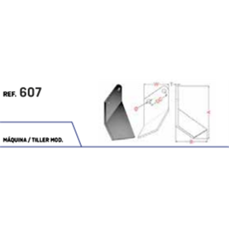 CUCHILLA AGRATOR 607 100x10 T-17   D 