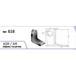 CUCHILLA AGRATOR 618 90X10 T-17   D 