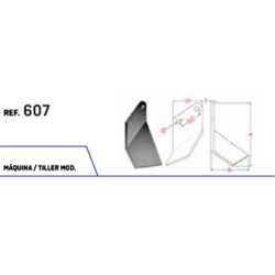 CUCHILLA AGRATOR 607 100x10 T-17   I  2