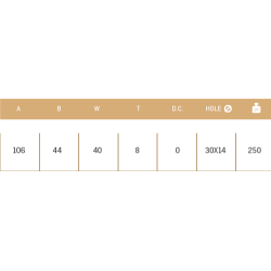 MARTILLO M- 1/R 40x8 30X14 