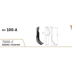 CUCHILLA BRUMITAL 100-A 40x6 T-11 COLISO   I  2