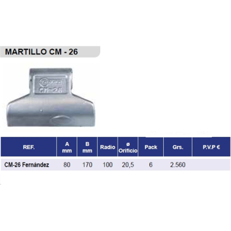 MARTILLO CASAMAYOR CM-26 