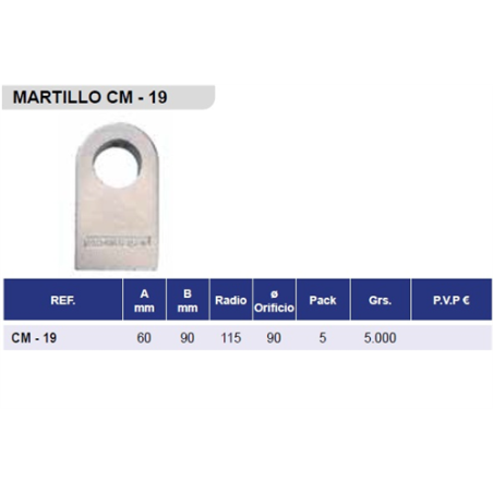 MARTILLO CASAMAYOR CM-19 
