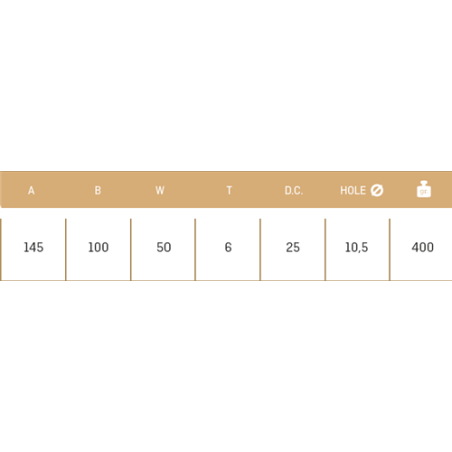 CUCHILLA ALFA 254 50x6 T-105   I 