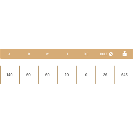 MARTILLO M-15 60x10 T-26 MURATORI 