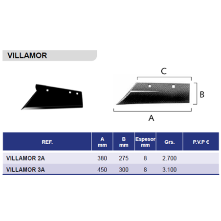 REJAS CASAMAYOR VILLAMOR 2A-380 