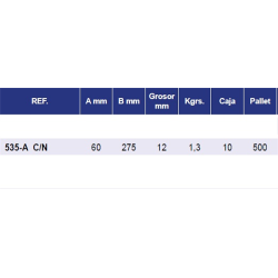 REJAS CASAMAYOR 535-A 2T C/N 60mm 