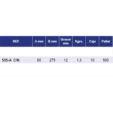 REJAS CASAMAYOR 535-A 2T C/N 60mm 