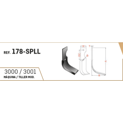 CUCHILLA AGRIA 178-SPLL 40X5 IZQ  2