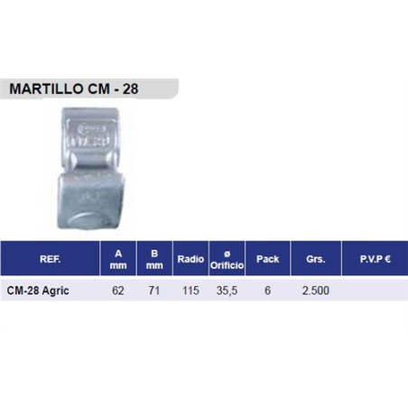 MARTILLO CASAMAYOR CM-28 